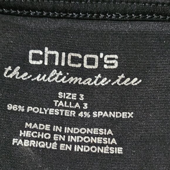 Chico's, Ultimate Tee, 3/4 sleeves, Size 3 (16 or XL) - Picture 3 of 5